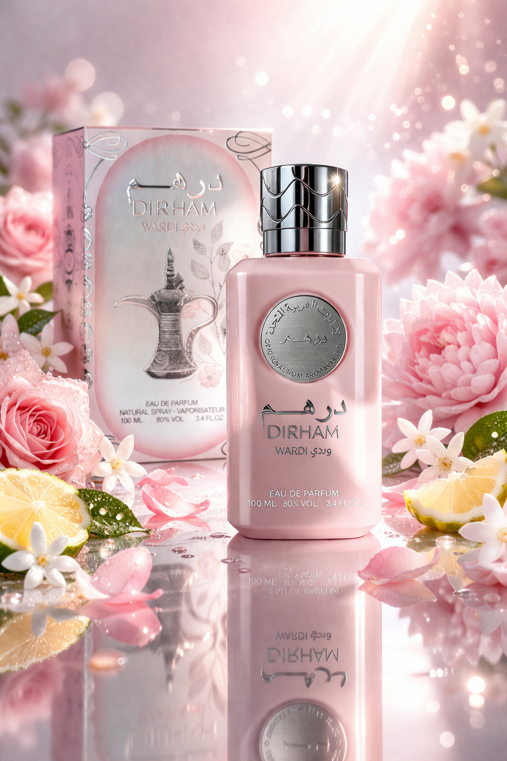 Ard Al Zaafaran Dirham Wardi Eau De Parfum for Women | Long Lasting Floral Arabic Perfume
