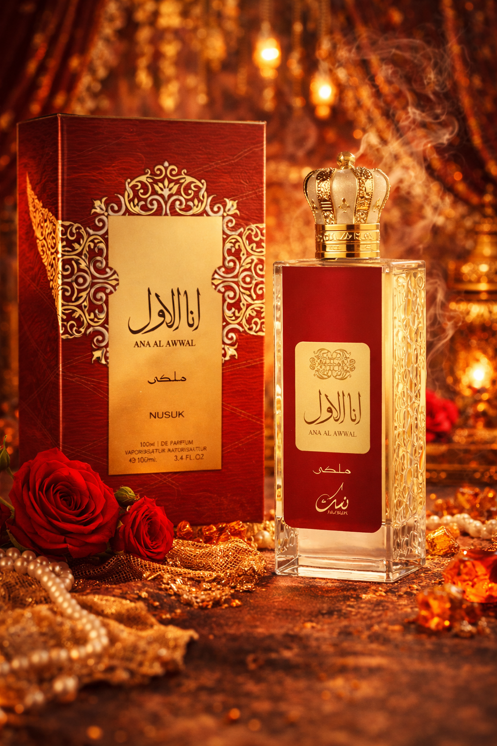Nusuk Ana Al Awwal Eau De Parfum – Premium Floral Oriental Fragrance for Men & Women