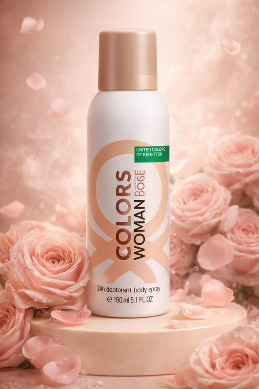 Benetton Colors Woman Rose Deodorant Body Spray 150ML