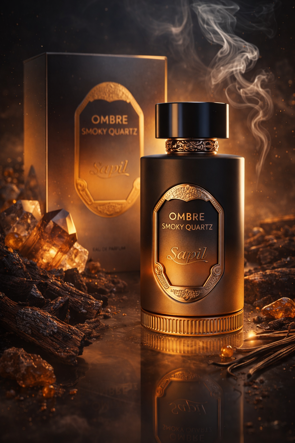 Sapil Ombre Smoky Quartz Eau De Parfum | Smoky Woody Amber Luxury Perfume