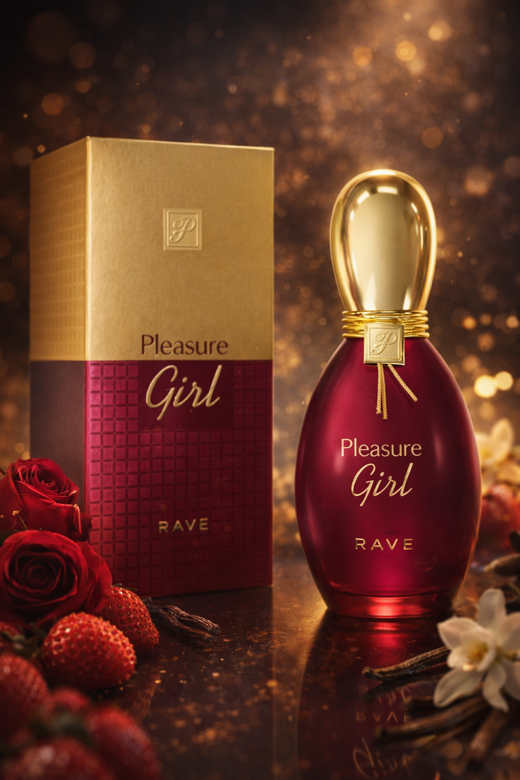 Rave Pleasure Girl Eau De Parfum 100ml – Sweet Floral Fruity Fragrance for Women