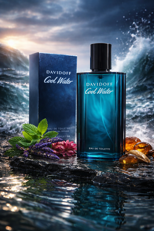 Davidoff Cool Water Eau de Toilette for Men 125ml – Fresh Aquatic Woody Fragrance