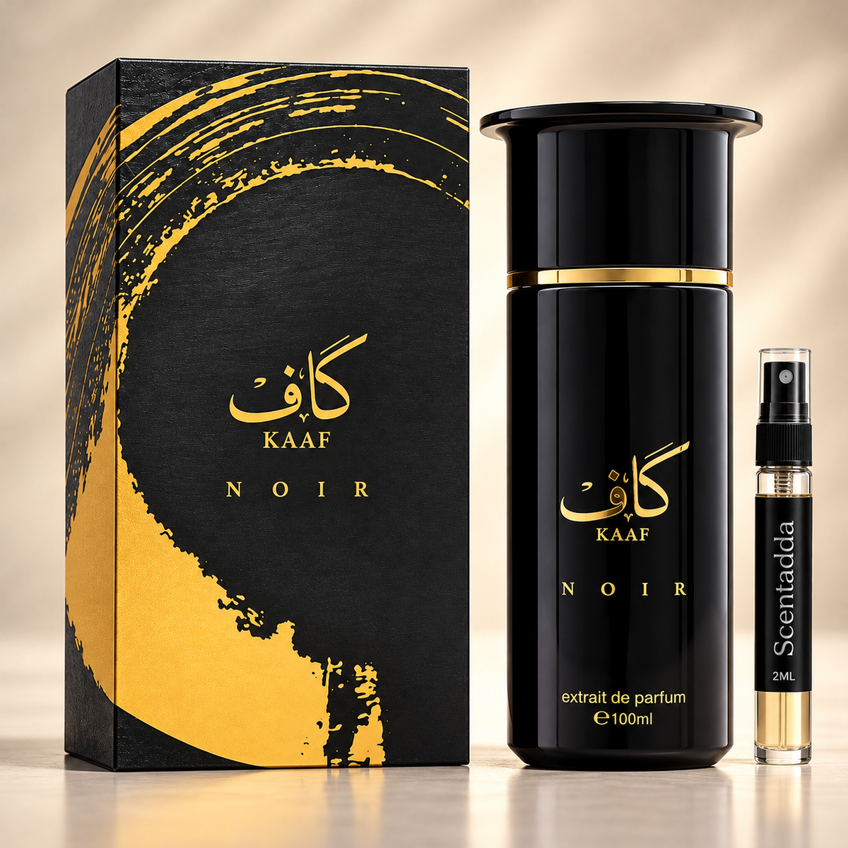Ahmed Al Maghribi Kaaf Noir Extrait de Parfum 2ml Tester