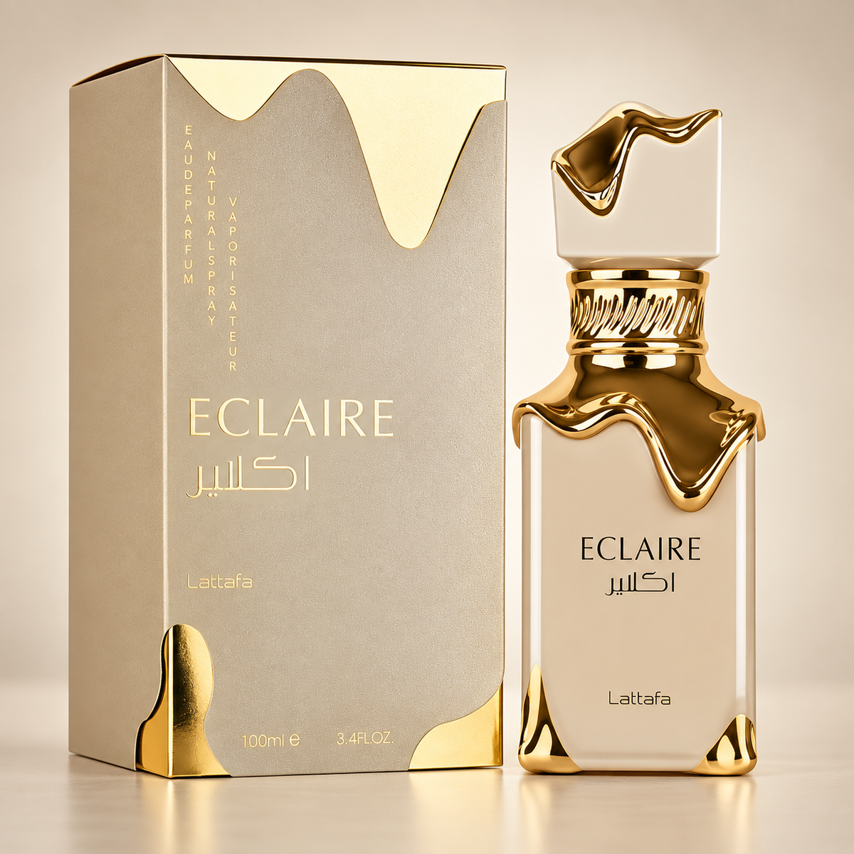 Lattafa Éclaire Eau de Parfum 100ml for Women – Sweet Caramel & Vanilla Perfume
