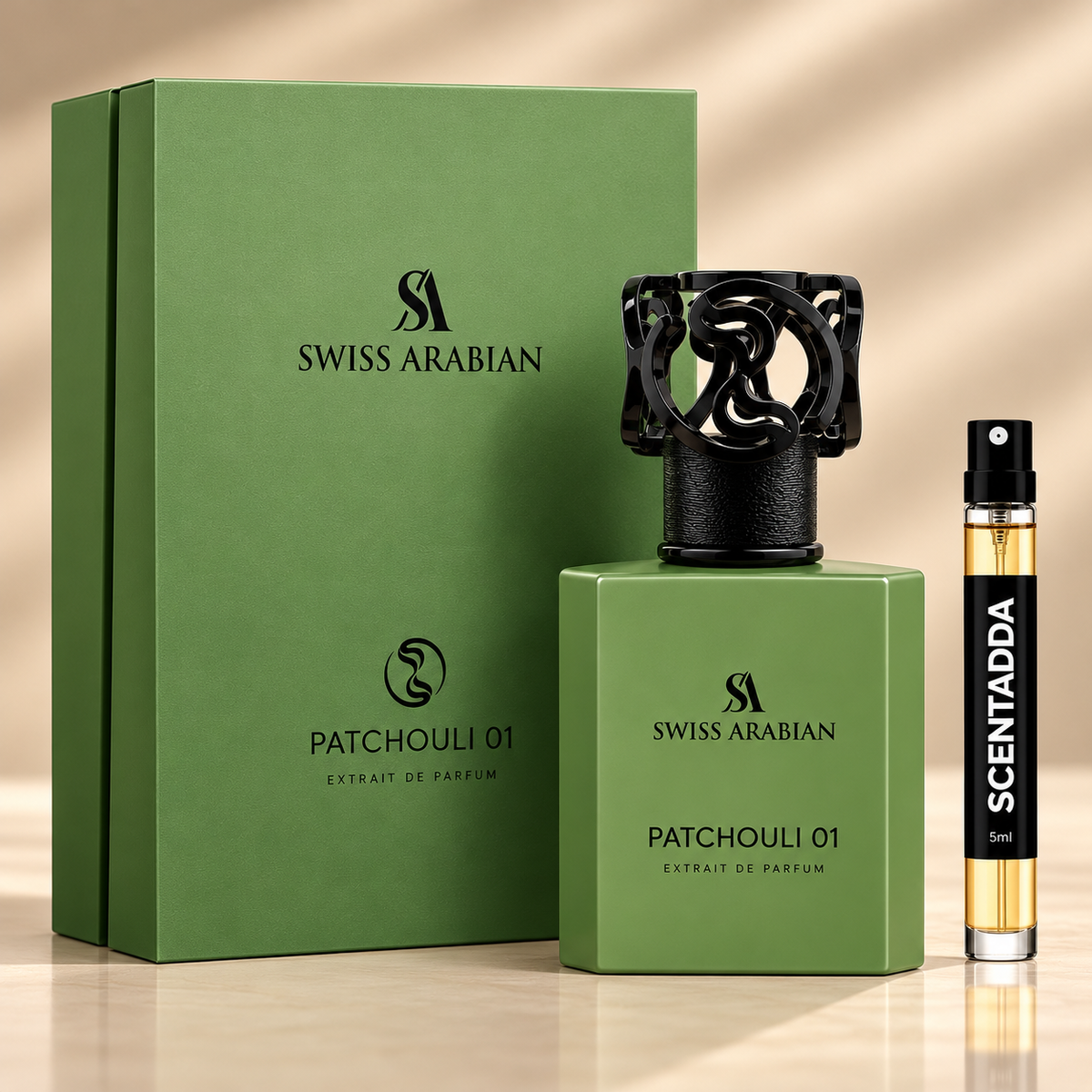 Swiss Arabian Patchouli 01 Extrait de Parfum 5ml Tester