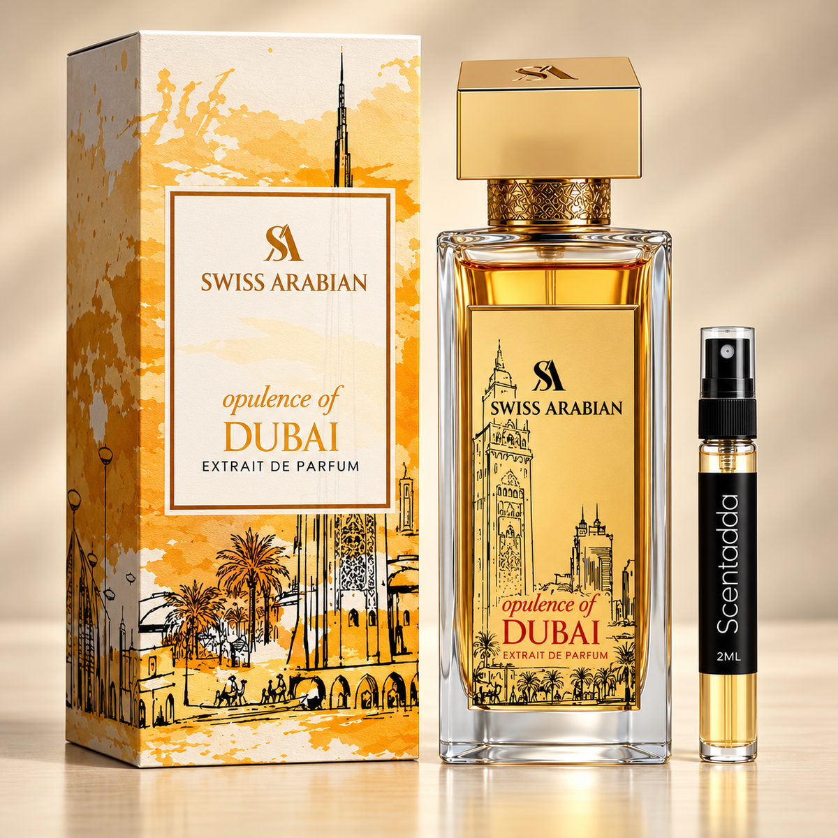 Swiss Arabian Opulence of Dubai Extrait de Parfum 2ml Tester