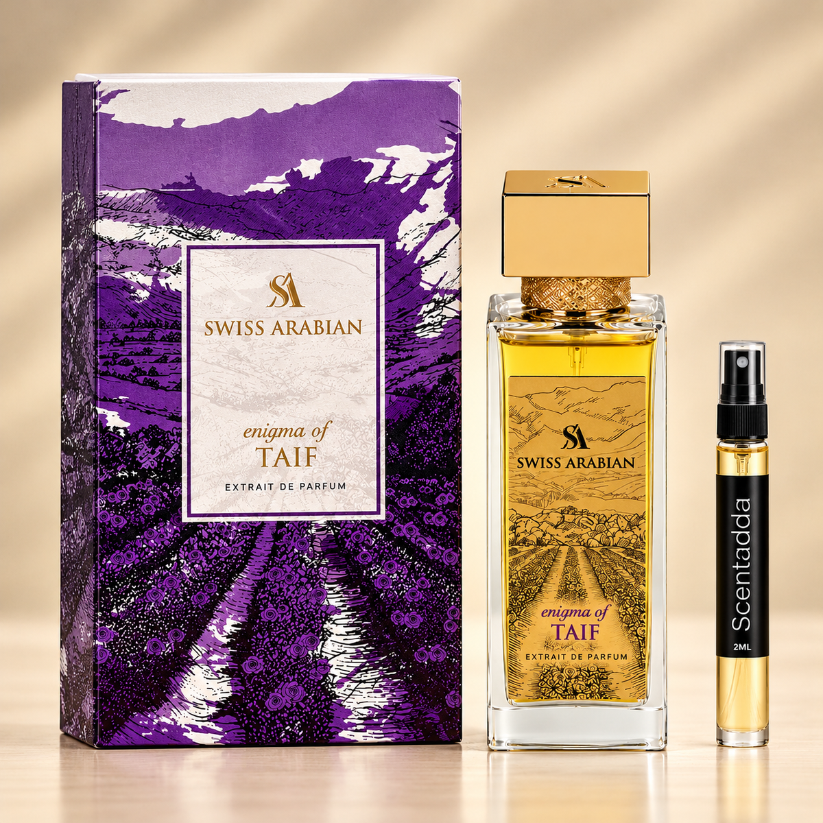 Swiss Arabian Enigma of Taif Extrait de Parfum 2ml Tester