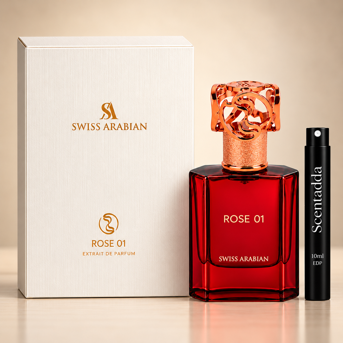 Swiss Arabian Rose 01 Extrait de Parfum 10ml Decant
