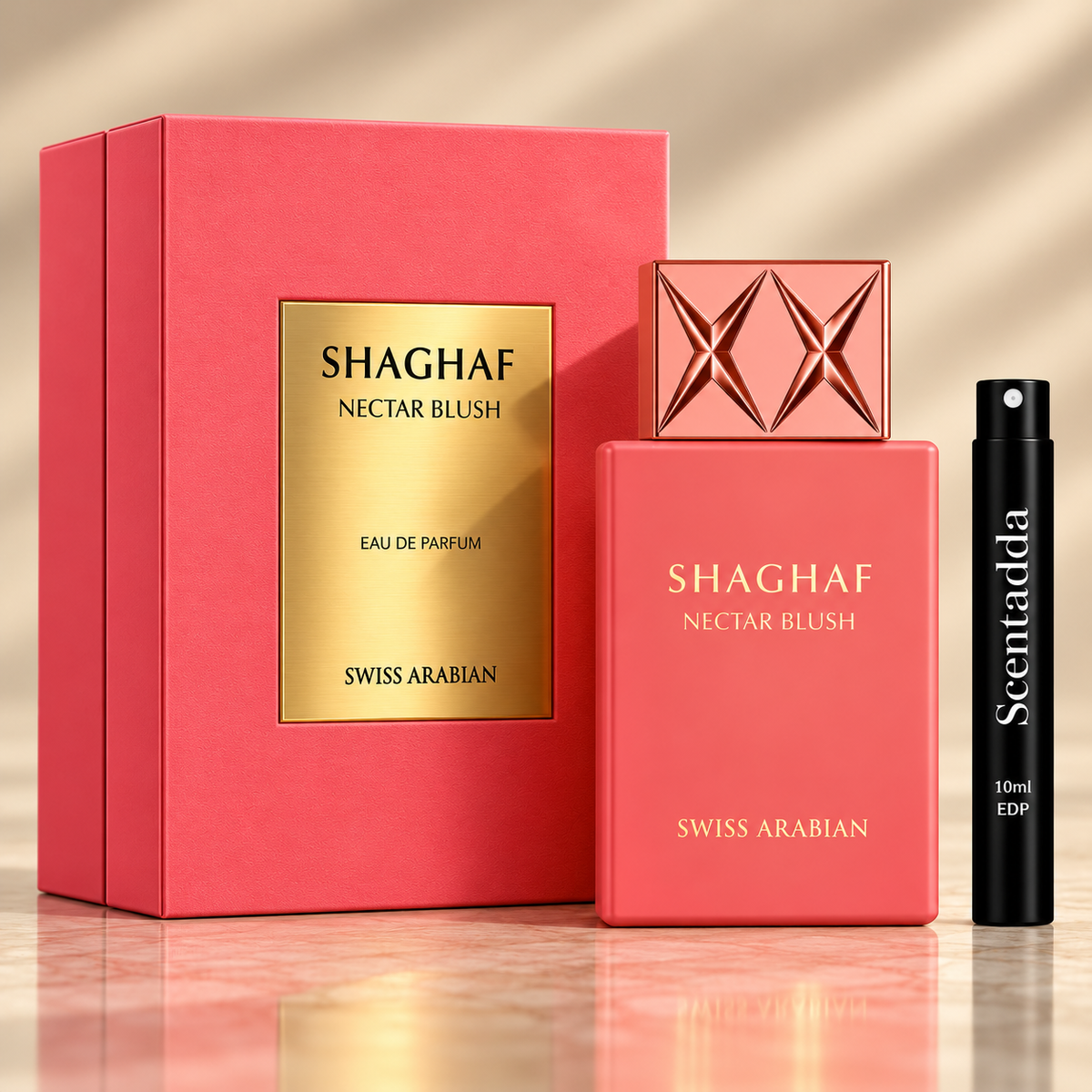 Swiss Arabian Shaghaf Nectar Blush Eau de Parfum 10ml Decant