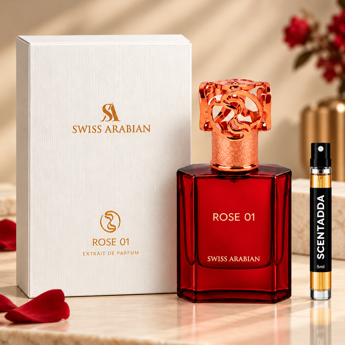 Swiss Arabian Rose 01 Extrait de Parfum 5ml Tester