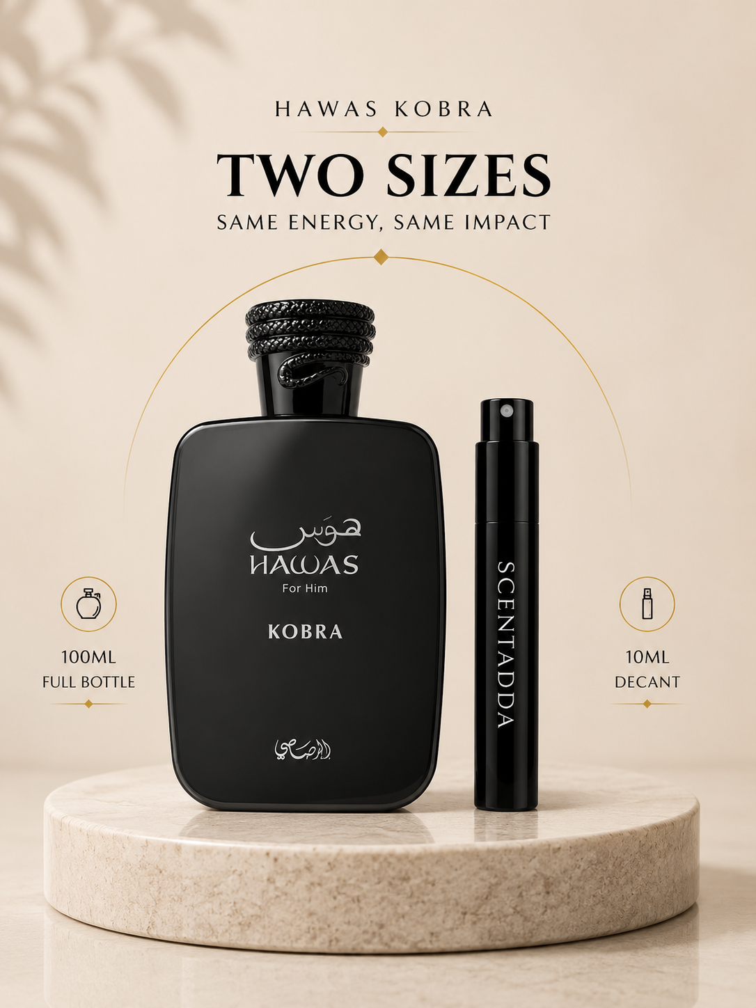 Rasasi Hawas Kobra 10ml Perfume Decant