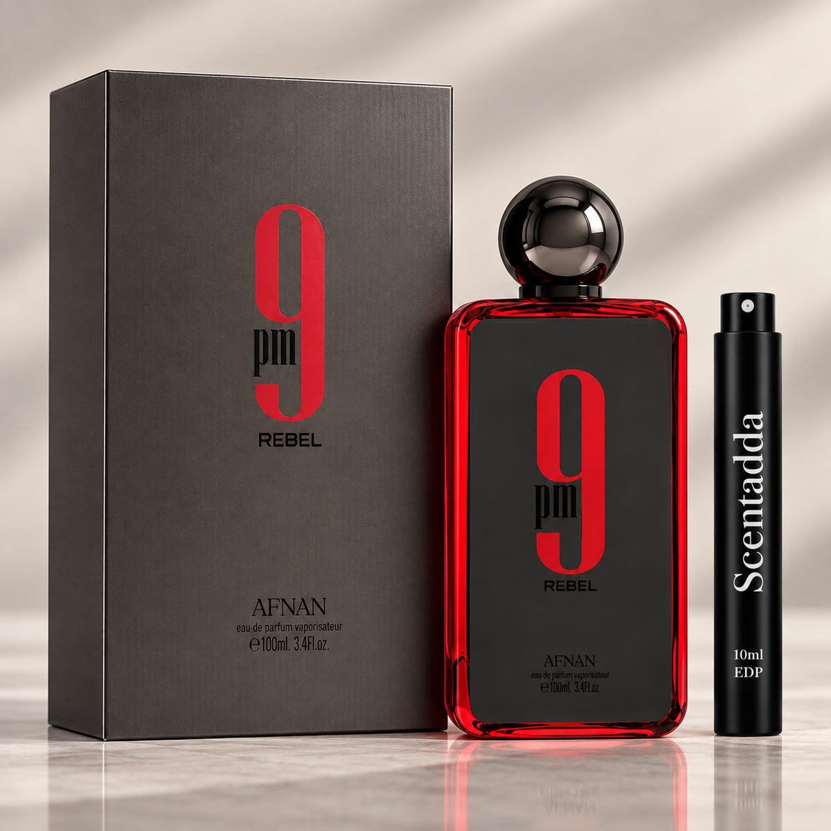 Afnan 9PM Rebel Eau de Parfum 10ml Decant