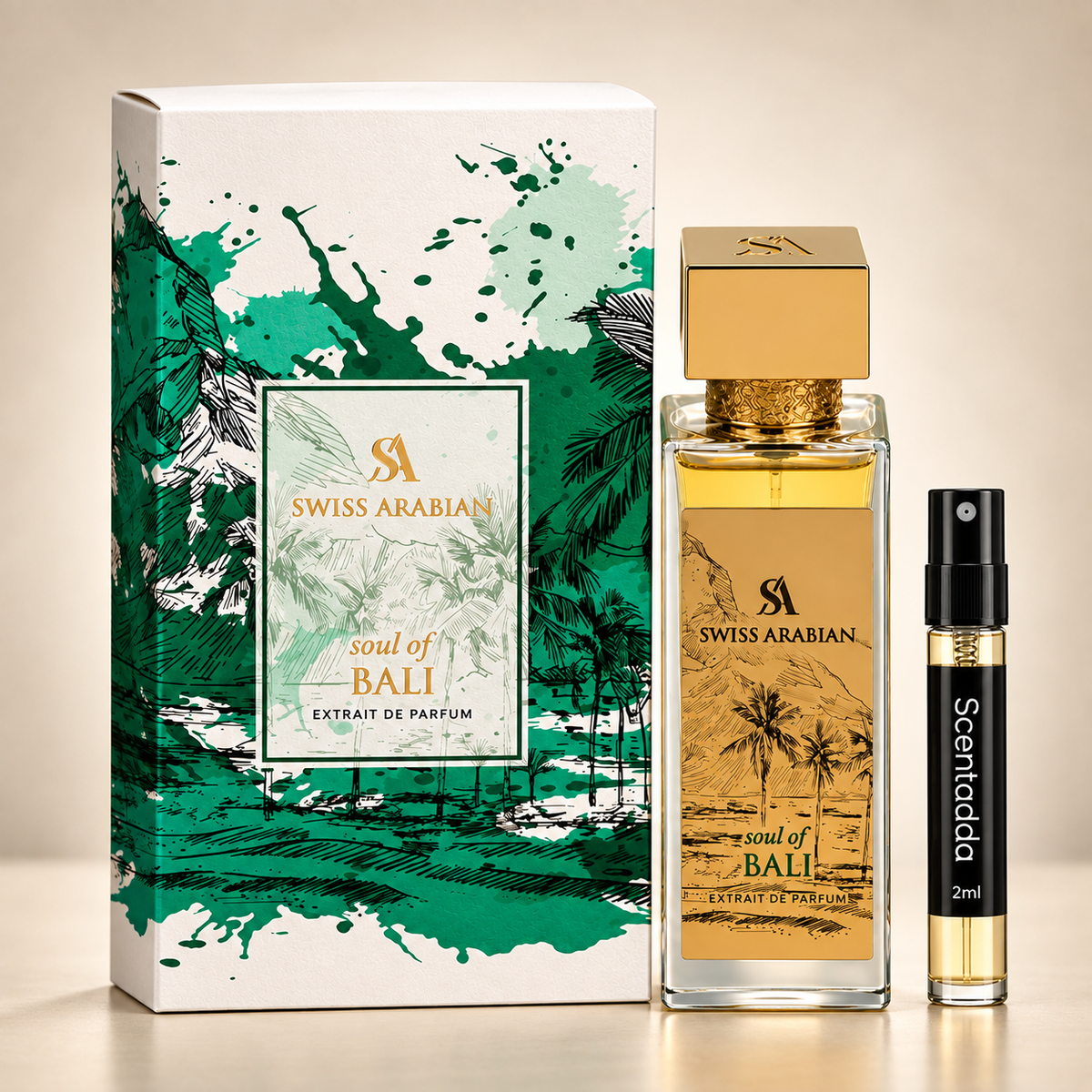 Swiss Arabian Soul of Bali Extrait de Parfum 2ml Tester
