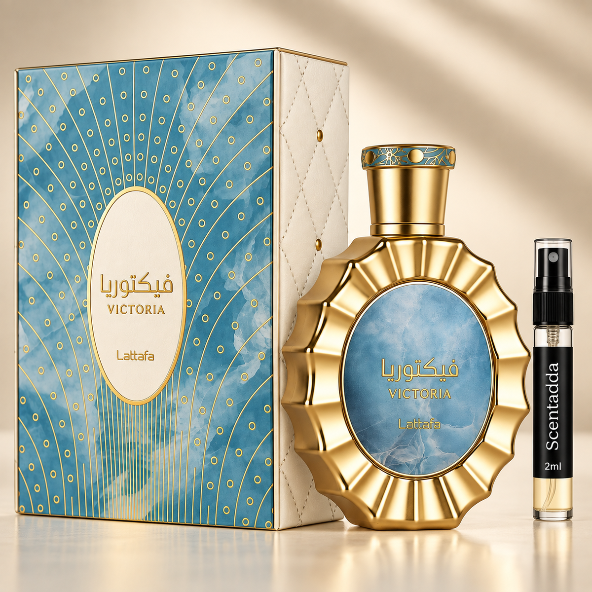 Lattafa Victoria 2ml Tester – Elegant Women’s Fragrance Sample | ScentAdda