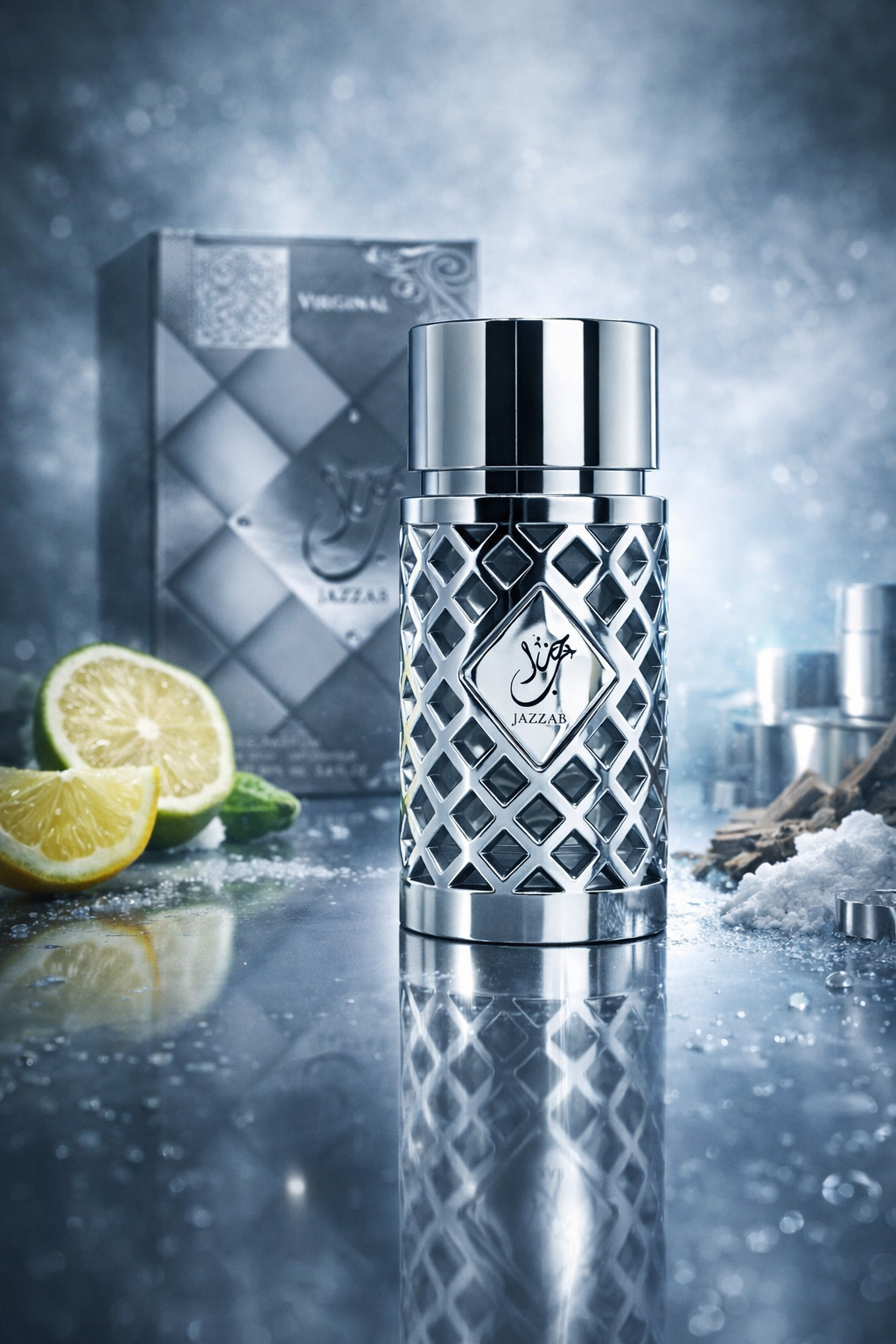 Ard Al Zaafaran Jazzab Silver Eau De Parfum for Men | Fresh Long Lasting Arabic Perfume