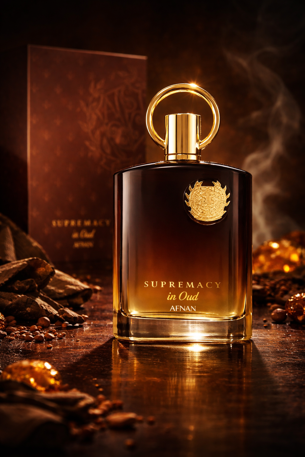 Afnan Supremacy In Oud Eau De Parfum for Men - Rich Oud Amber Spicy Fragrance