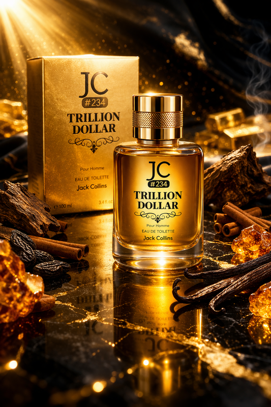 J&C #234 Trillion Dollar Eau De Toilette for Men | Warm Spicy Woody Luxury Perfume | Long Lasting Masculine Fragrance