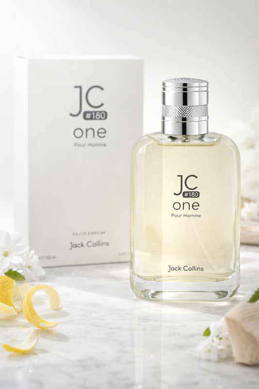 J&C #180 One Eau De Parfum for Men | Clean Fresh Citrus Woody Perfume | Long Lasting Everyday Fragrance