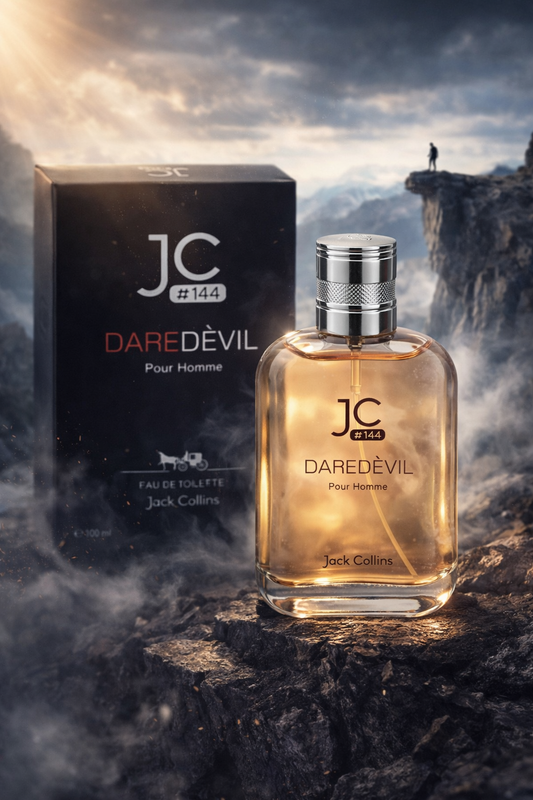 J&C #144 Daredevil Eau De Toilette for Men | Bold Woody Spicy Perfume | Long Lasting Masculine Fragrance