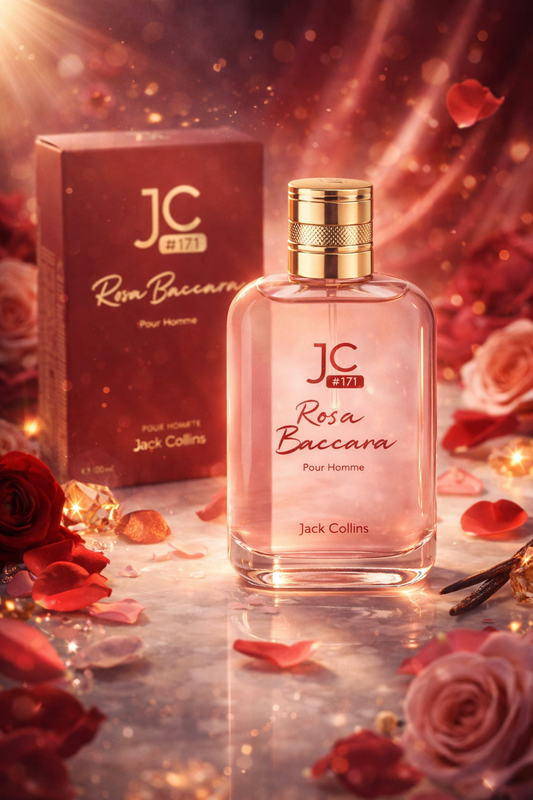 J&C #171 Rosa Baccara Eau De Parfum | Romantic Rose Woody Perfume | Long Lasting Elegant Fragrance