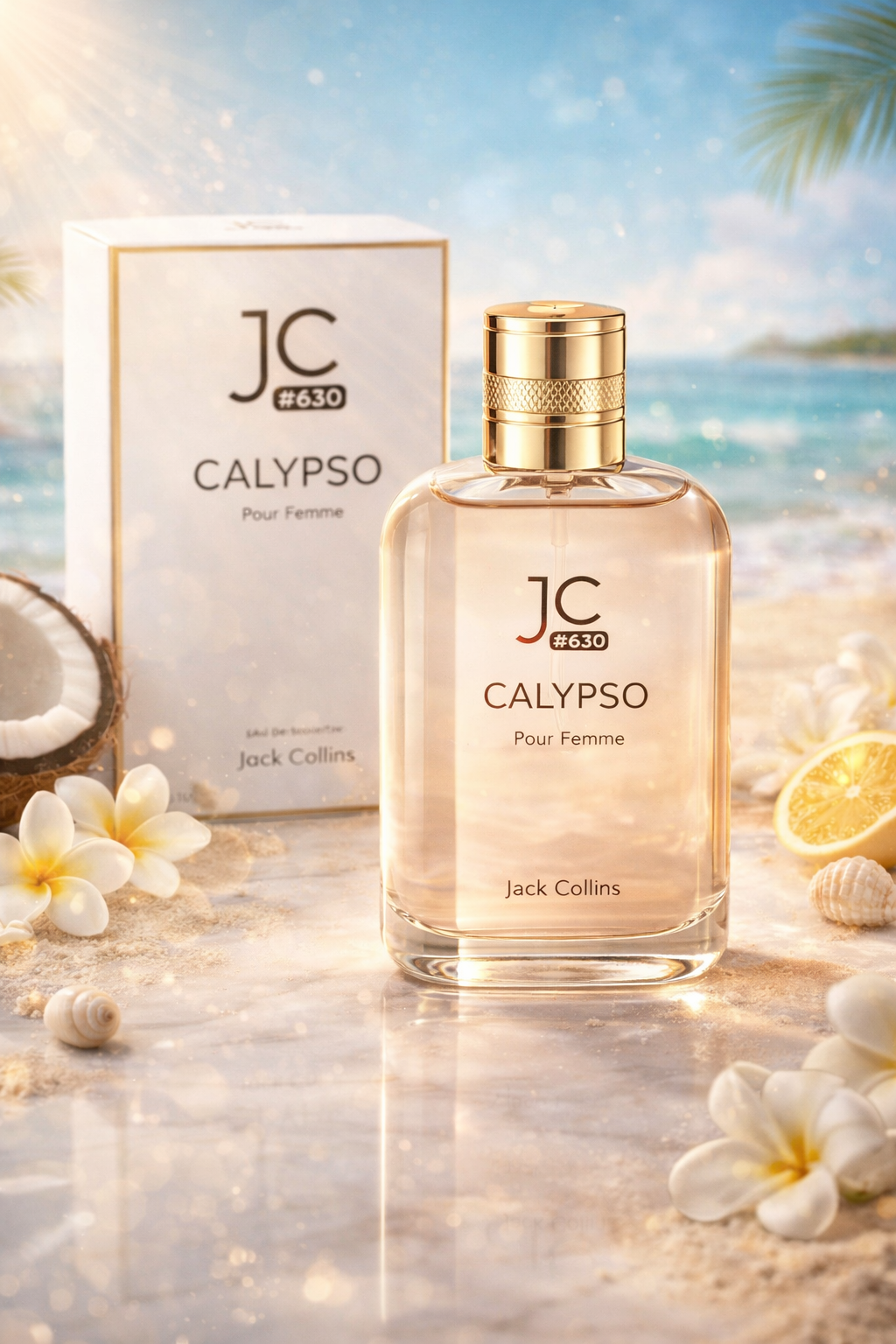 J&C #630 Calypso Eau De Parfum for Women | Fresh Tropical Floral Perfume | Long Lasting Summer Fragrance
