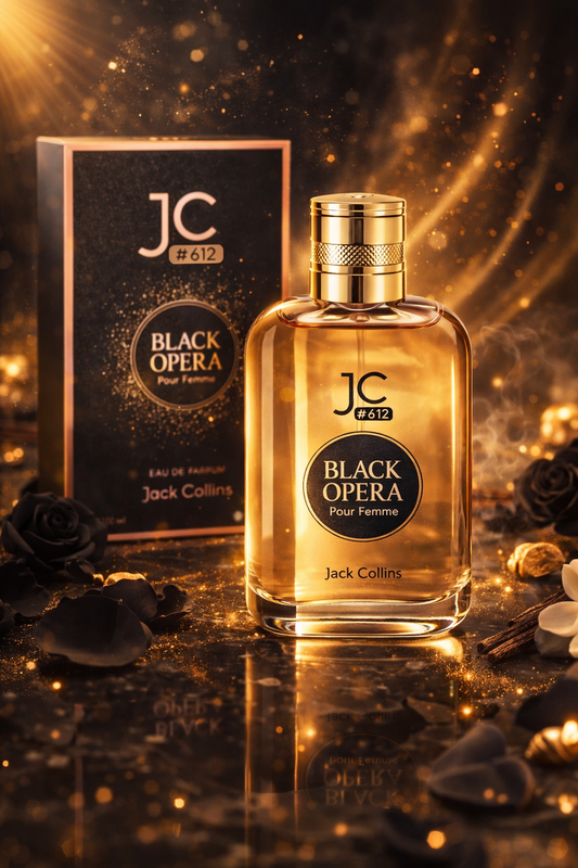 J&C #612 Black Opera Eau De Parfum for Women | Bold Floral Oriental Perfume | Long Lasting Feminine Fragrance