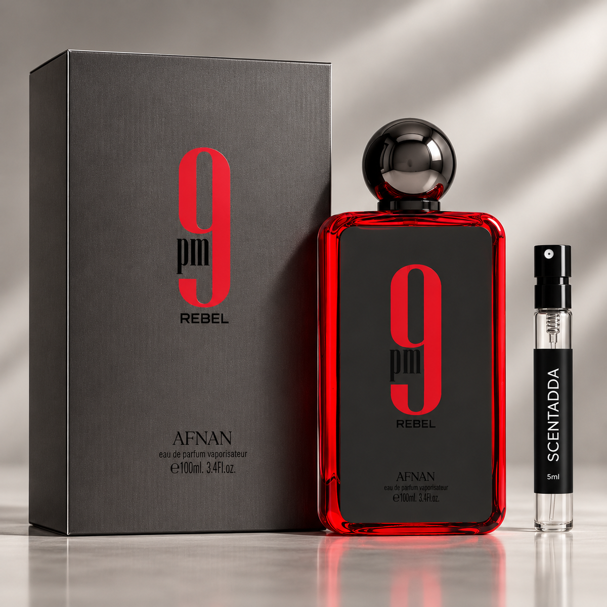 Afnan 9PM Rebel Eau de Parfum 5ml Tester