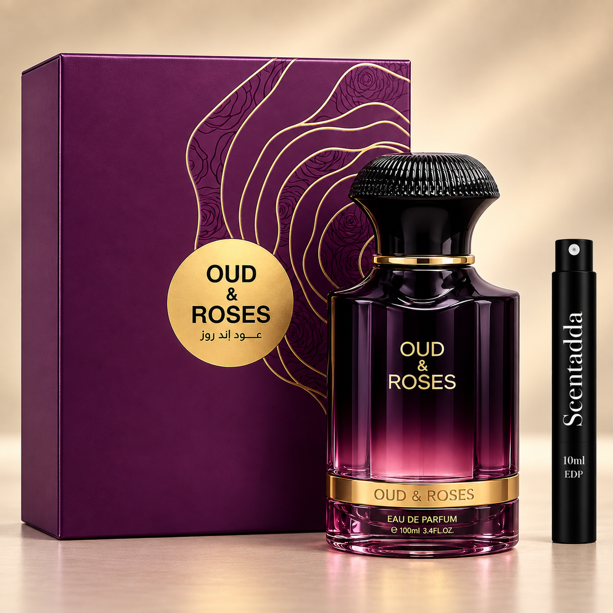 Ahmed al Maghribi Oud & Roses Eau de Parfum 10ml Decant