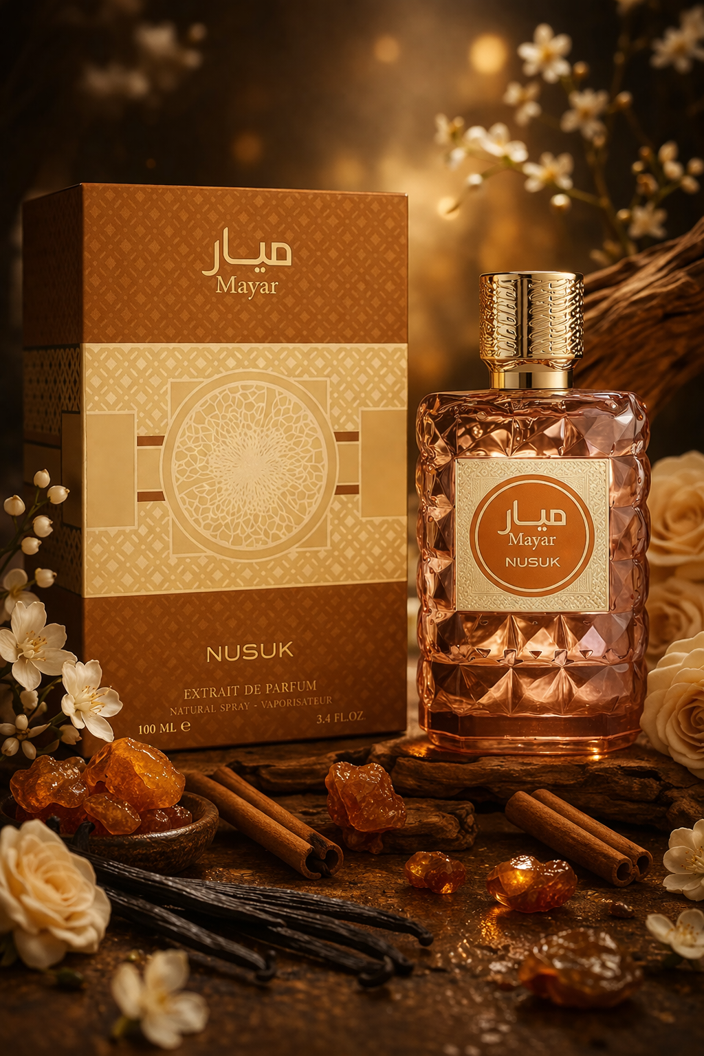 Nusuk Divine Essence Eau De Parfum – Premium Oriental Spicy Luxury Fragrance for Men & Women