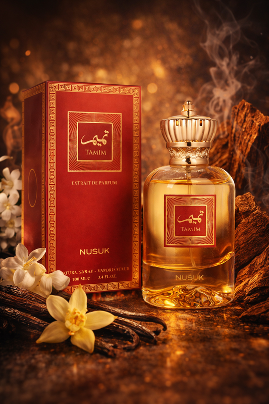 Nusuk Tamim Extrait De Parfum – Premium Sweet Vanilla Oriental Fragrance for Men & Women