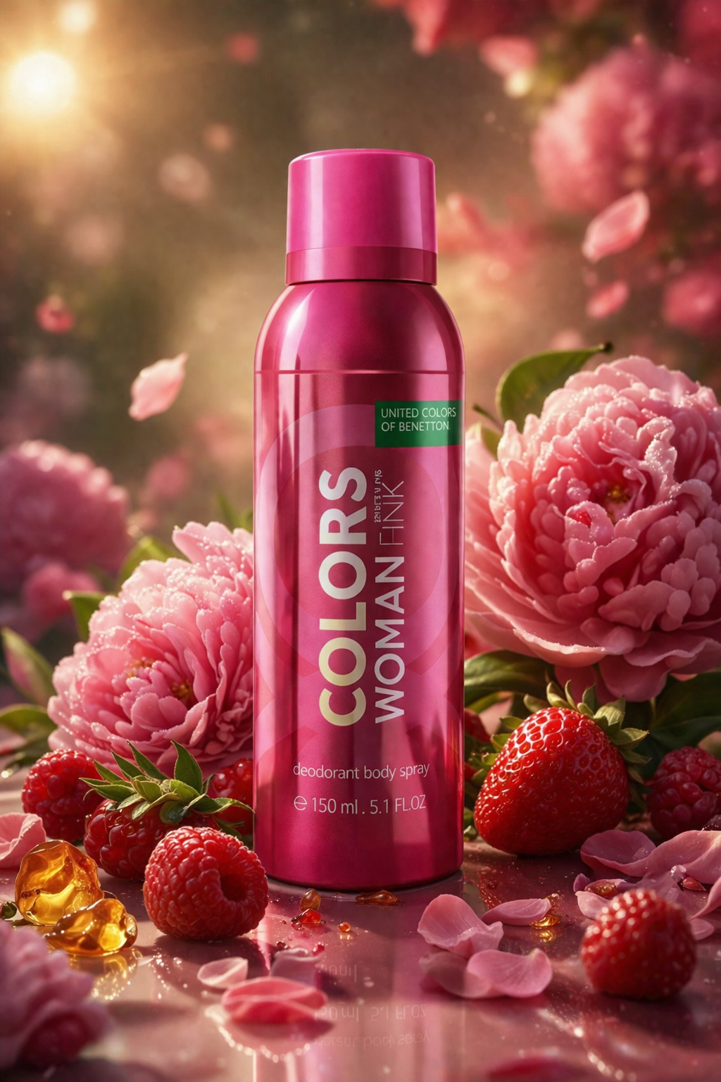 Benetton Colors Woman Pink Deodorant Body Spray 150ML