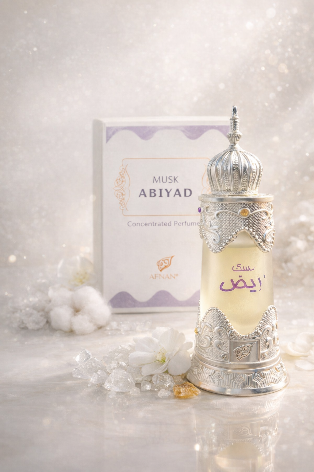 Afnan Musk Abiyad Attar - Scentadda