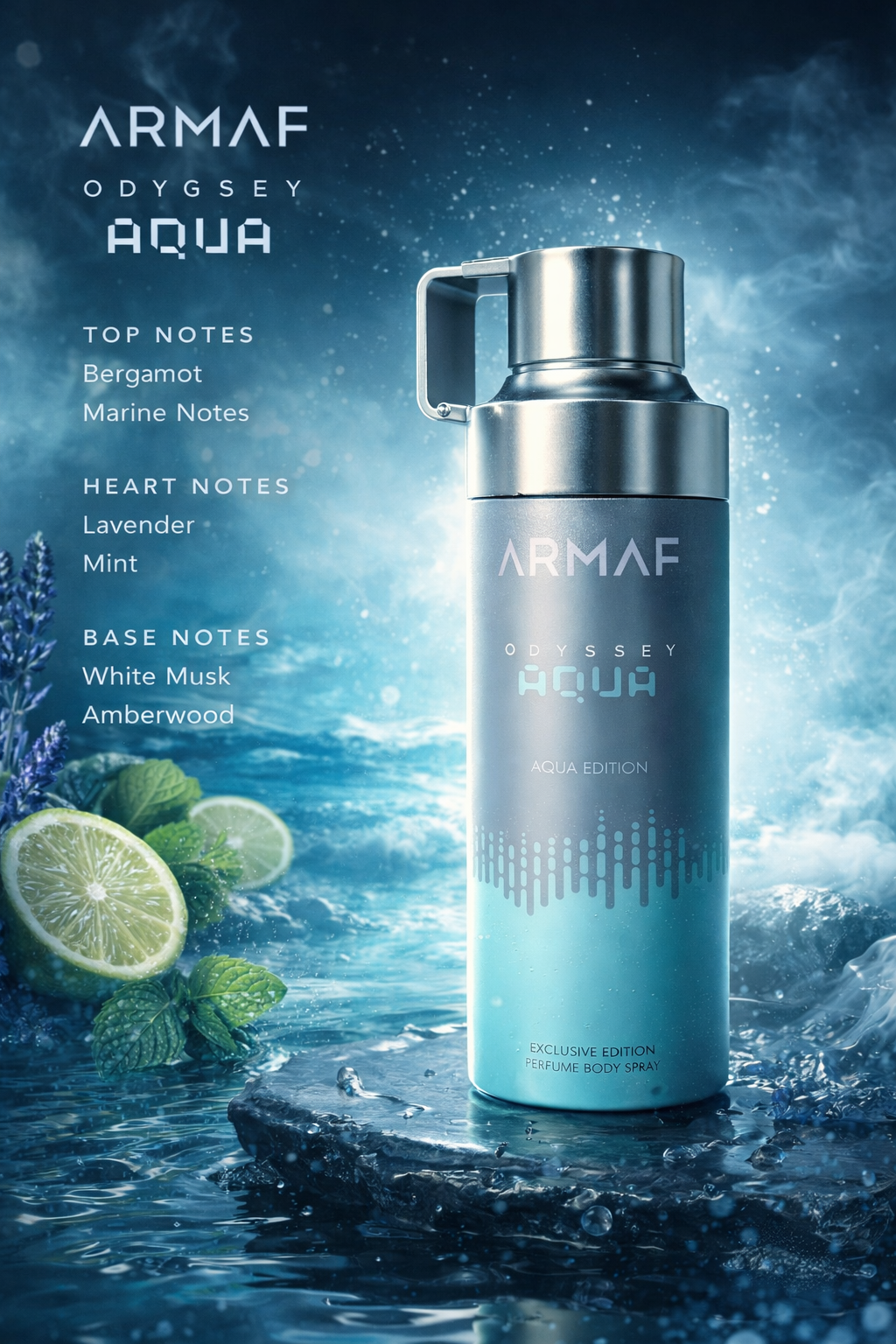 Armaf Odyssey Aqua Aqua Edition Perfume Body Spray for Men