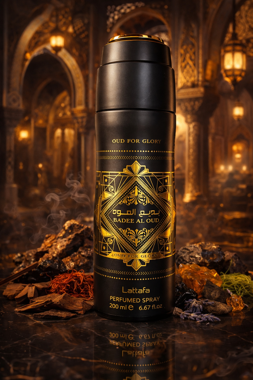 Lattafa Badee Al Oud Oud for Glory Perfumed Spray 200ML