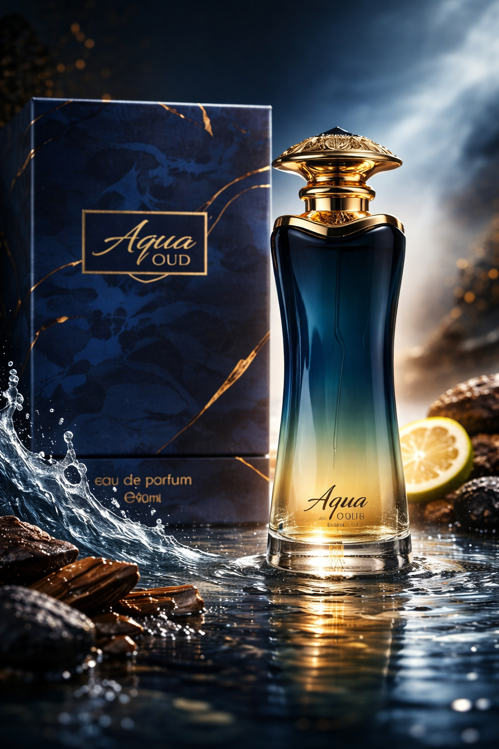 Ahmed Al Maghribi Aqua Oud Eau De Parfum 80ml