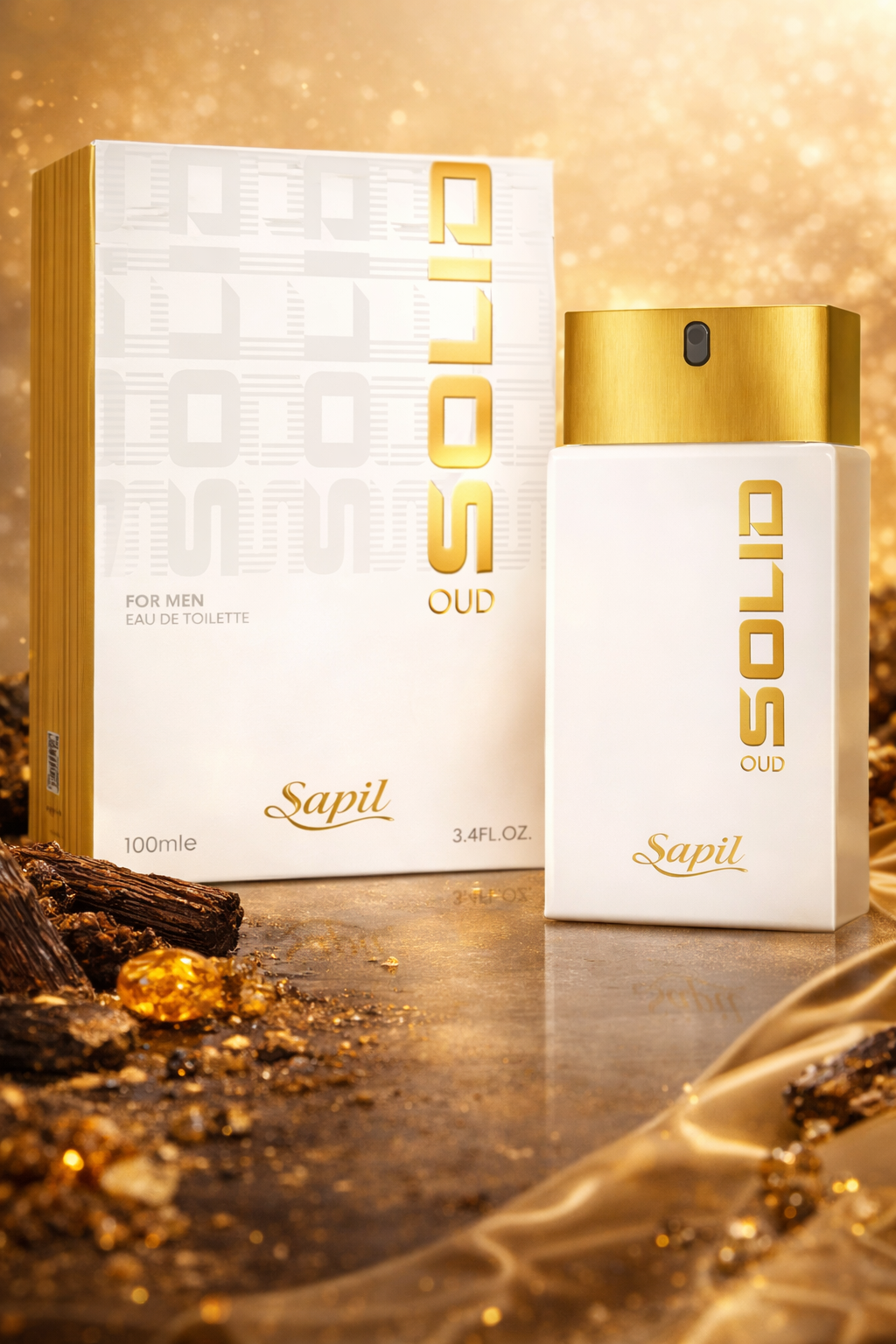 Sapil Solid Oud For Men Eau De Toilette 100ml