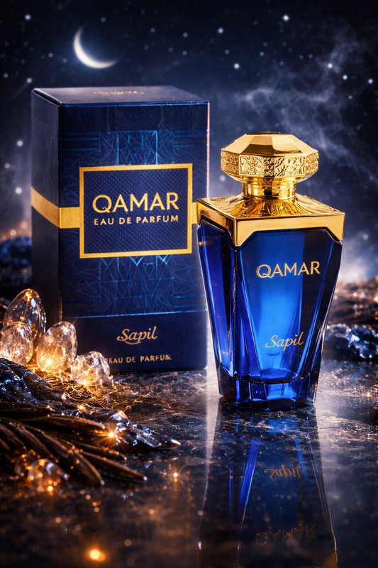Sapil Qamar Eau De Parfum | Elegant Amber Woody Oriental Perfume