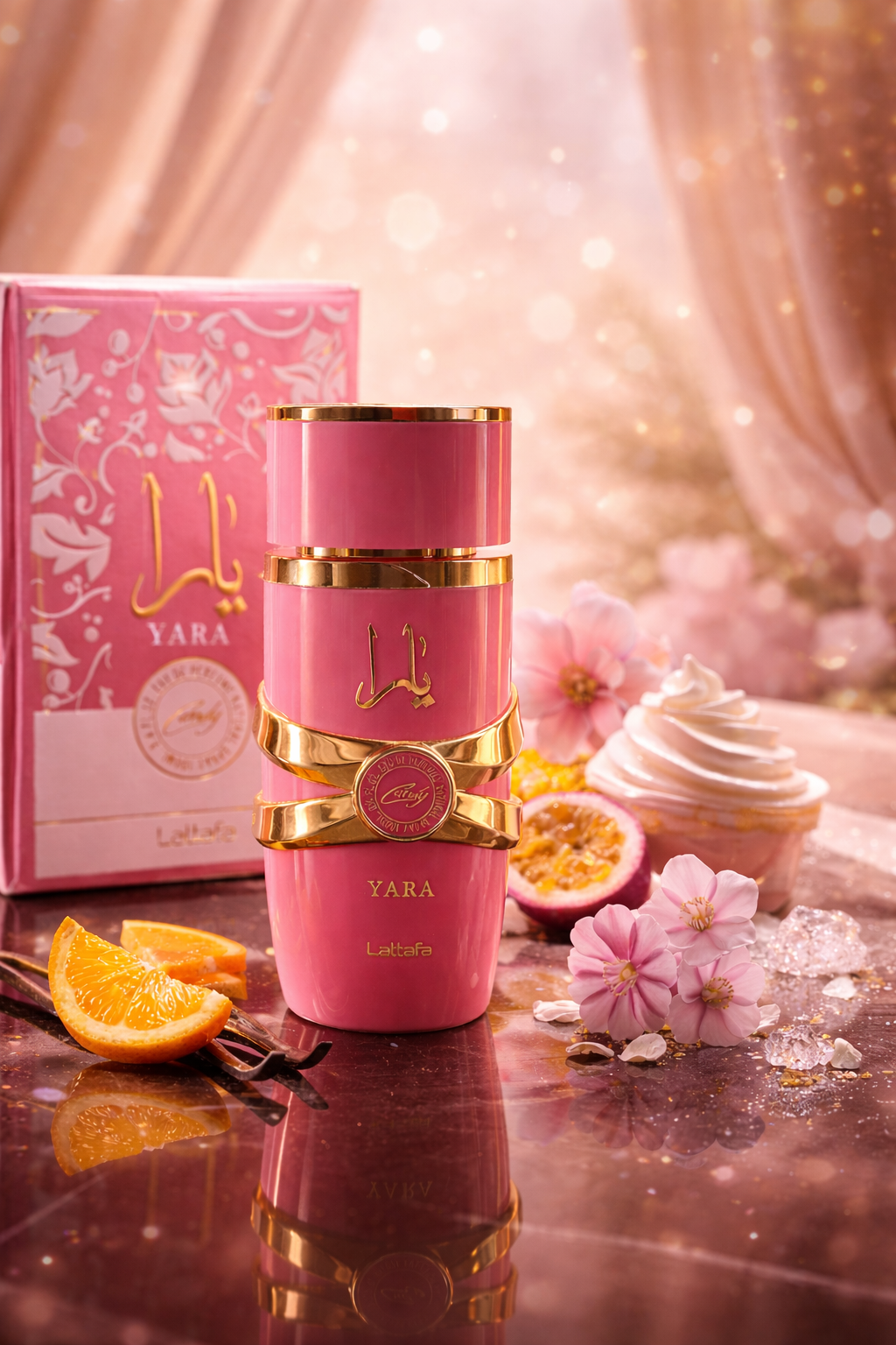 Lattafa Yara Candy Eau De Parfum 100ml – Sweet Gourmand Vanilla Fruity Perfume for Women