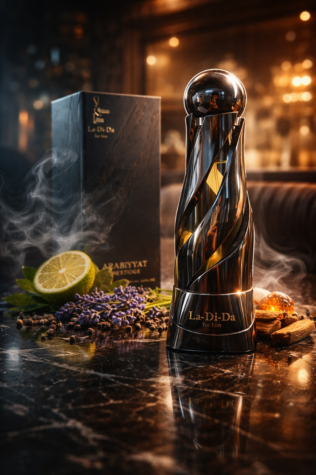 Arabiyat Prestige La-Di-Da For Him Eau De Parfum 100ml – Luxury Woody Amber Men's Fragrance