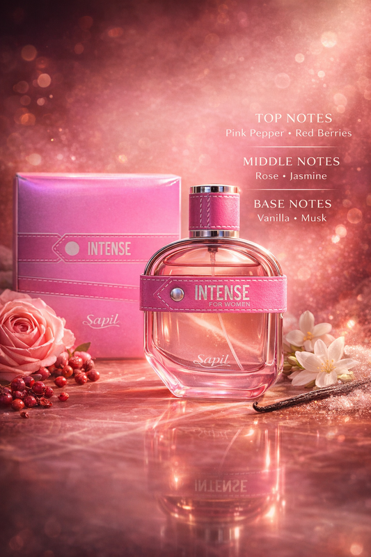 Sapil Intense For Women Eau De Parfum 100ml – Romantic Floral Vanilla Fragrance for Women