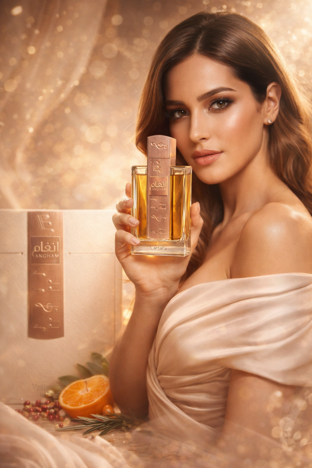 Lattafa Angham Eau De Parfum 100ml – Floral Gourmand Perfume for Women