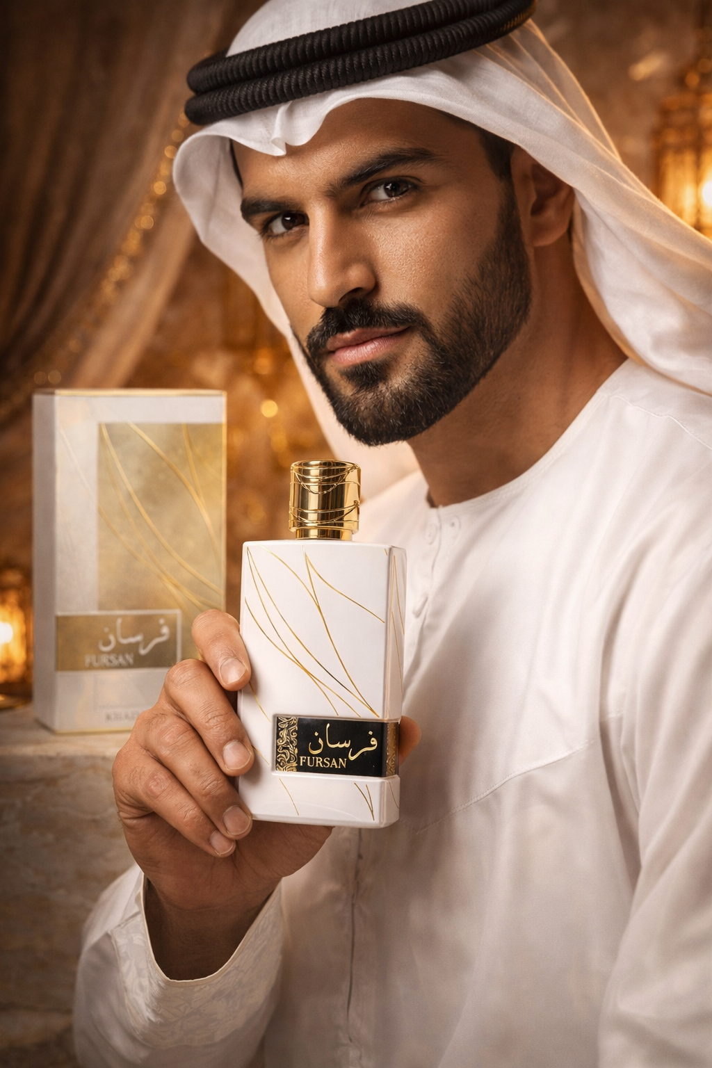 Khadlaj Fursan White Eau De Parfum – Creamy Coconut Vanilla Luxury Fragrance
