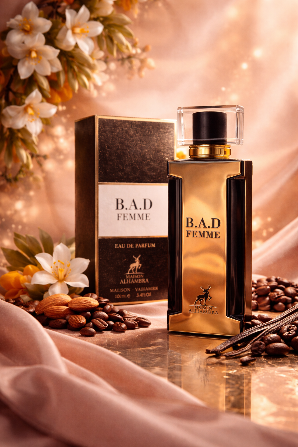 Maison Alhambra B.A.D Femme Eau De Parfum for Women – 100ml