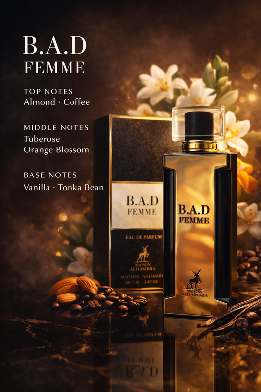 Maison Alhambra B.A.D Femme Eau De Parfum for Women – 100ml