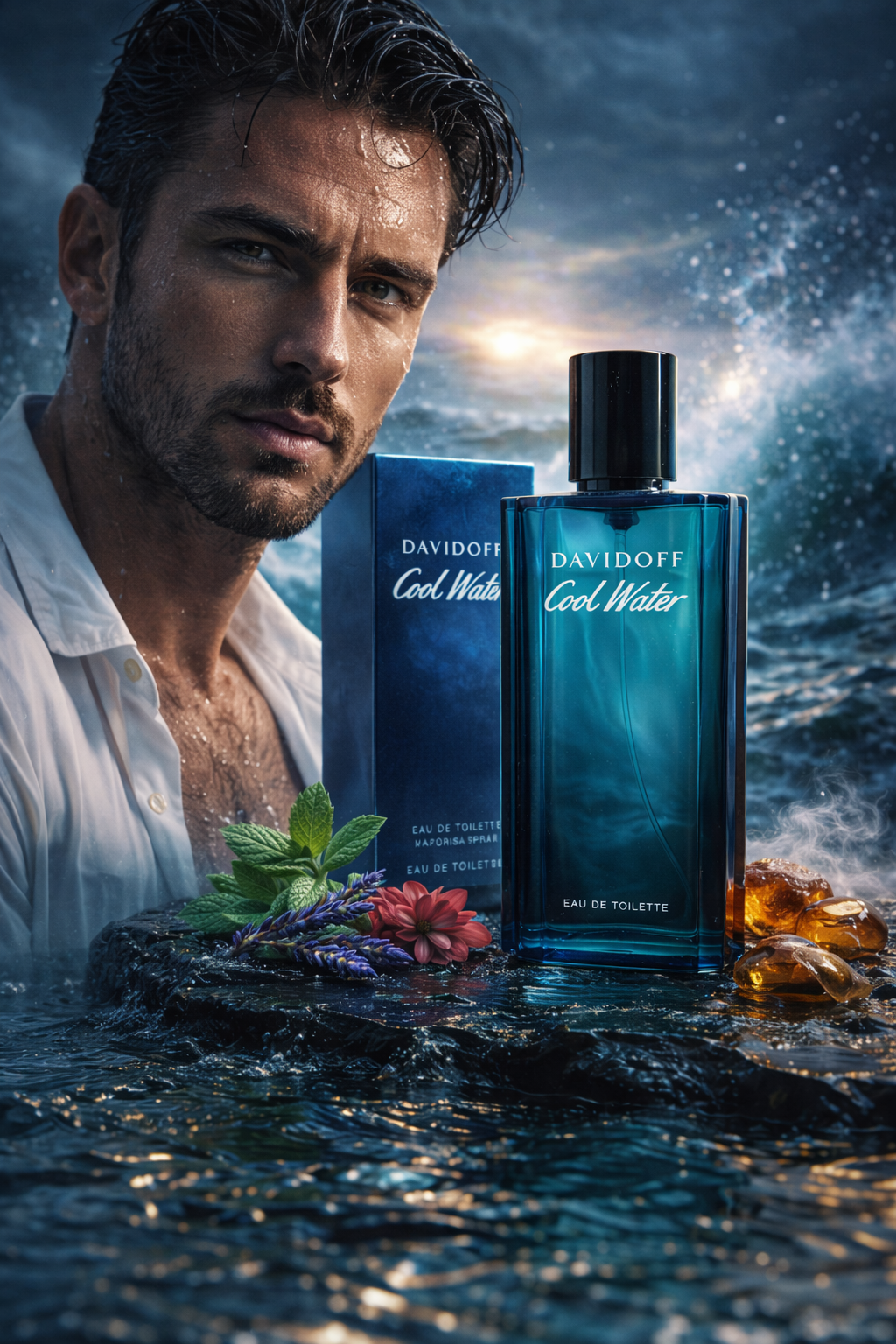 Davidoff Cool Water Eau de Toilette for Men 125ml – Fresh Aquatic Woody Fragrance