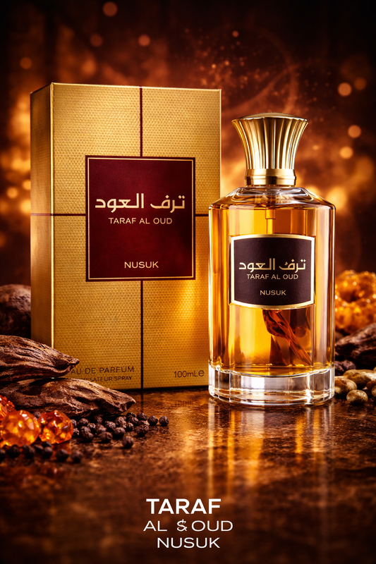 Nusuk Taraf Al Oud Eau De Parfum – Premium Rich Oud Woody Fragrance for Men & Women