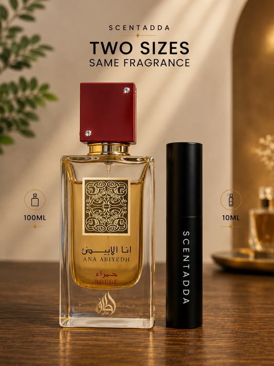 Lattafa Ana Abiyedh Rouge Perfume Decant 10ml