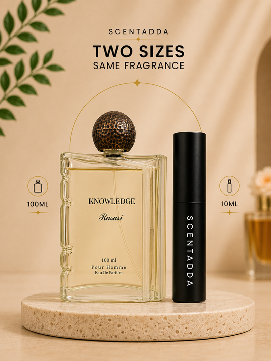 Rasasi Knowledge Pour Homme Perfume Decant 10ml