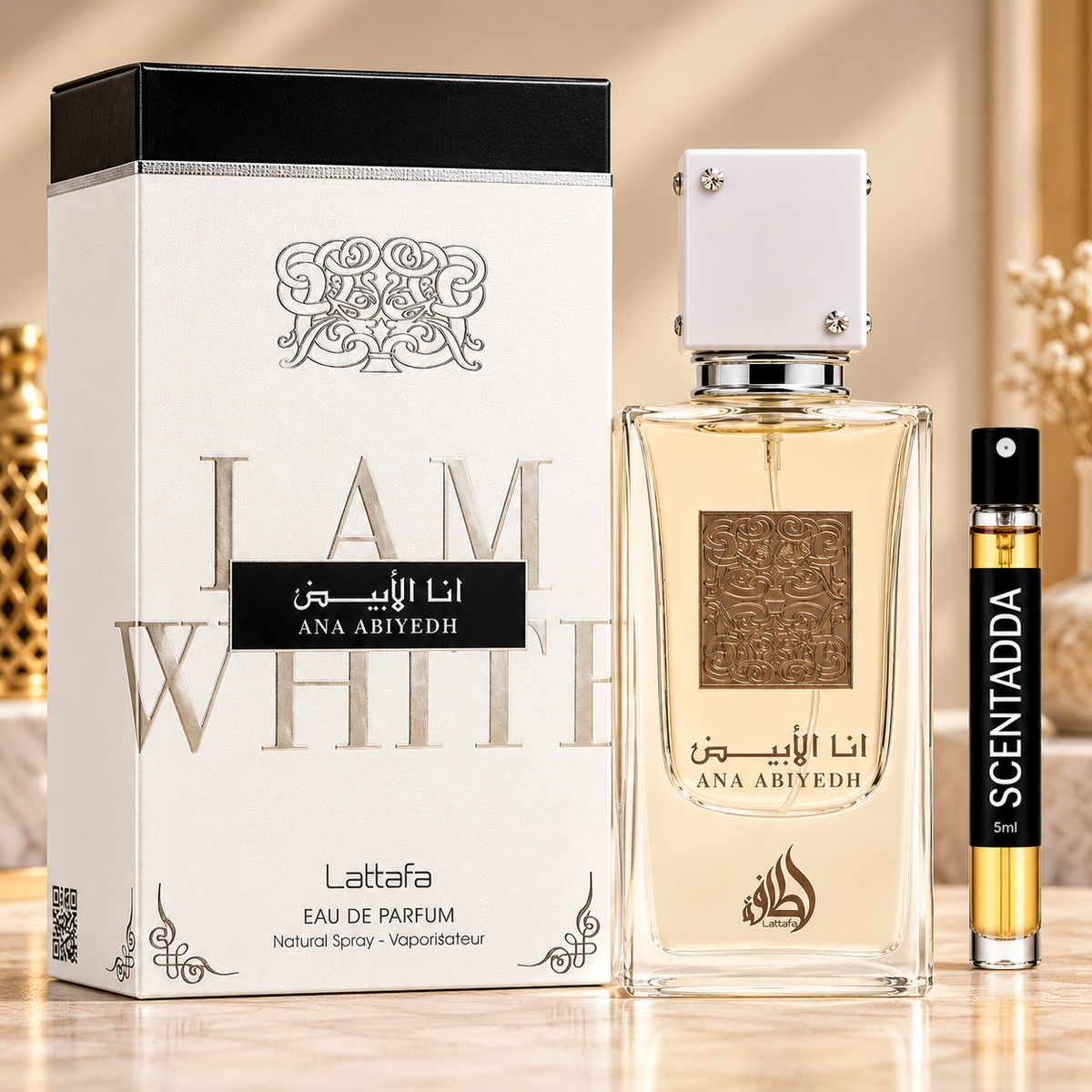 Lattafa Ana Abiyedh 5ml Tester – Eau de Parfum
