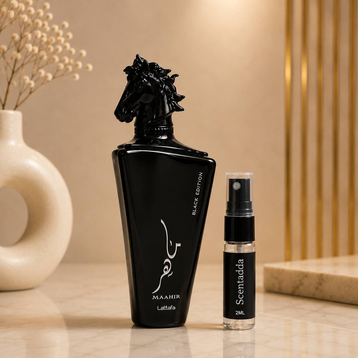 Lattafa Maahir Black Edition 2ML Tester Perfume